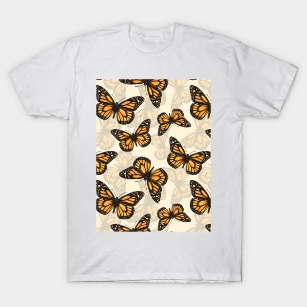 Monarch butterflies T-Shirt by katerinamk